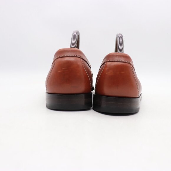 Cole Haan Brown Leather Tassel Loafers Men’s 8 EEE Classic Dress Shoes C02995 main image 4